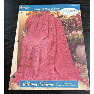 Take along blocks mama’s Theme Pattern Needlecraft Shop Afghan Collector Series